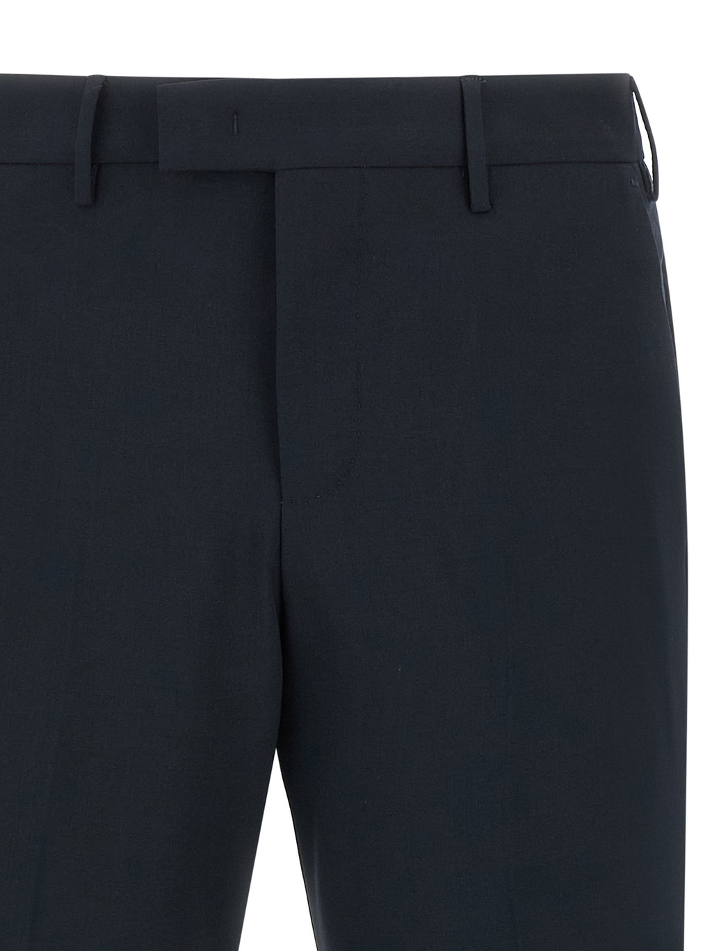 Blue Virgin Wool Dress Pants
