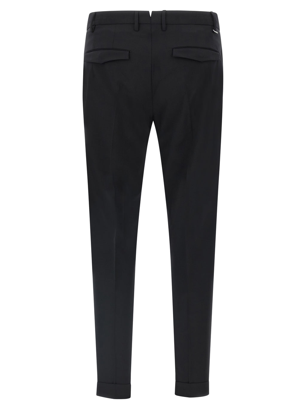Black Virgin Wool Dress Pants