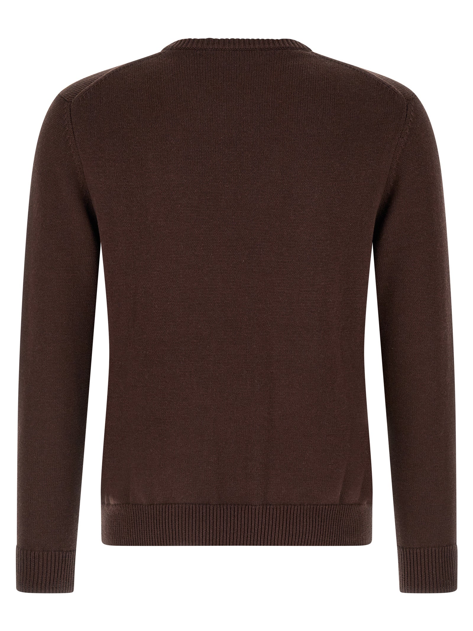 Brown Cotton Cardigan