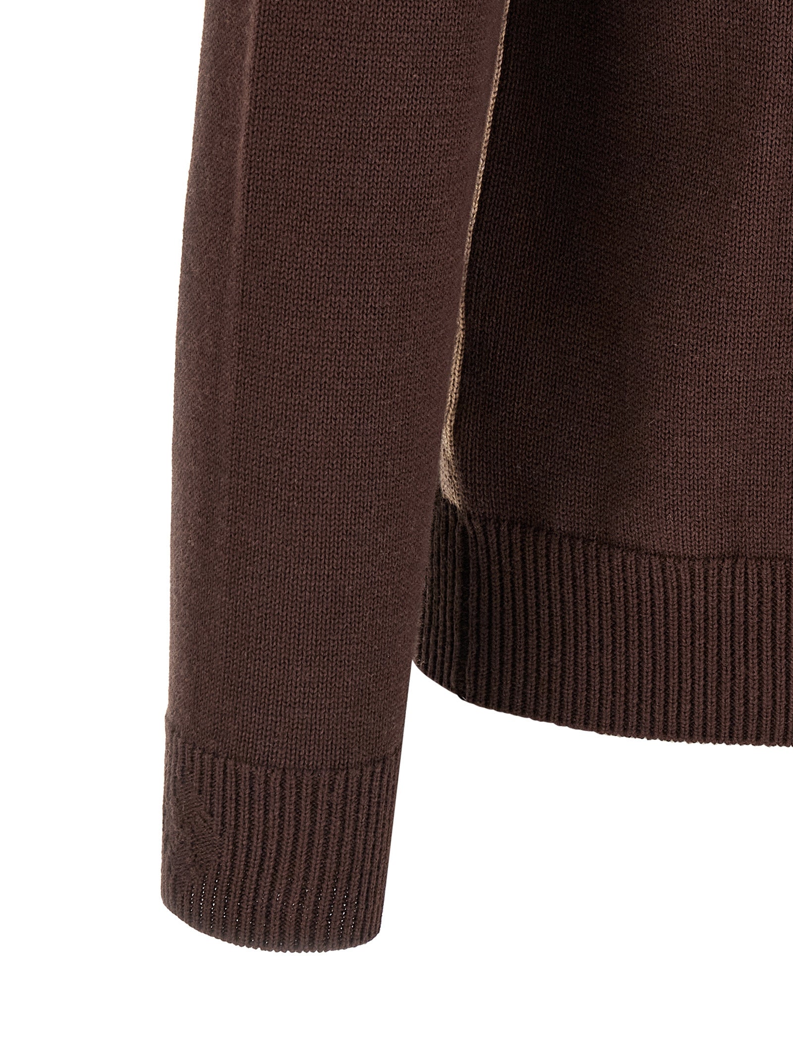 Brown Cotton Cardigan