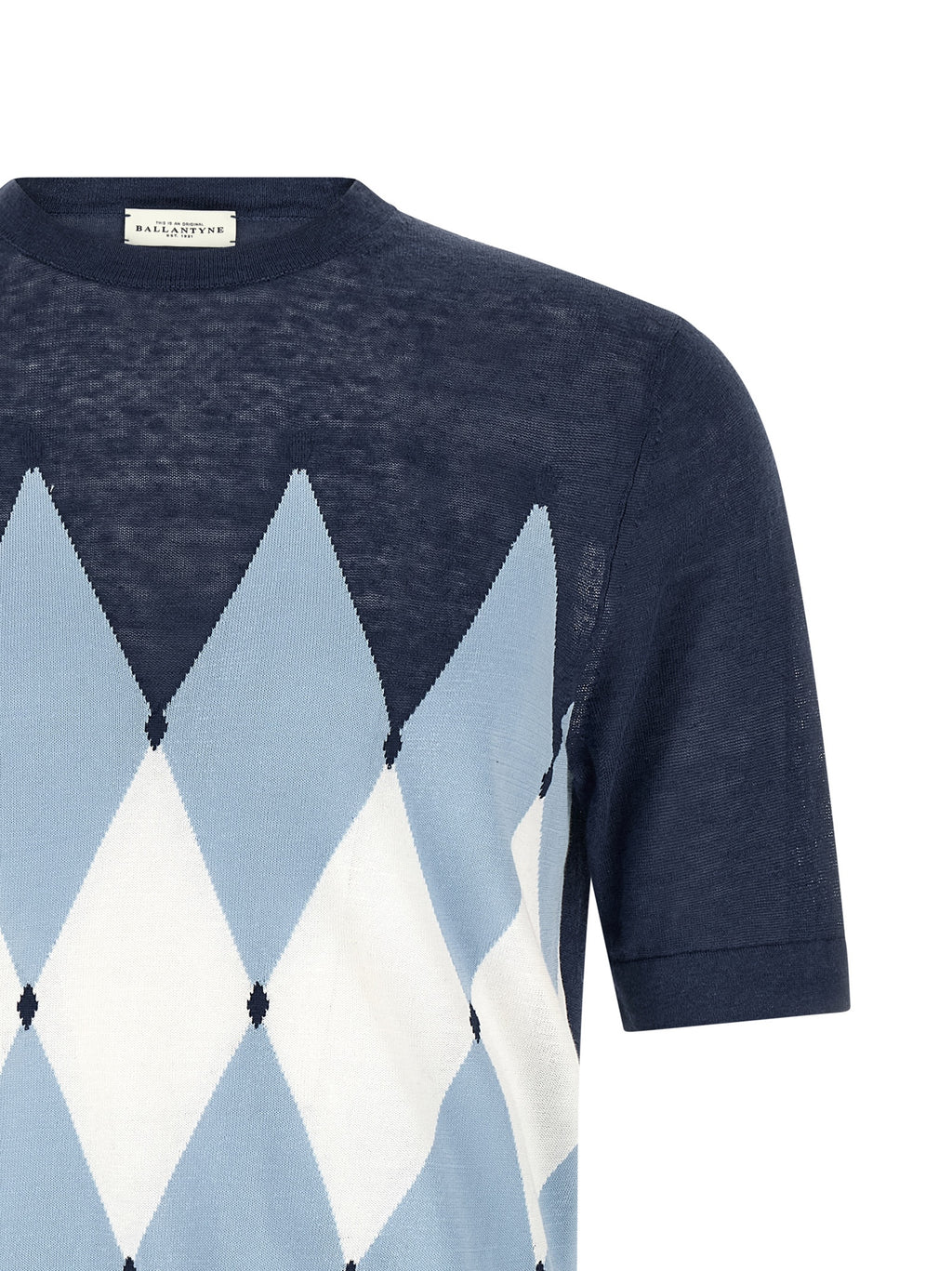 Blue Linen T-Shirt