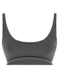 Gray Cotton Sport Bra
