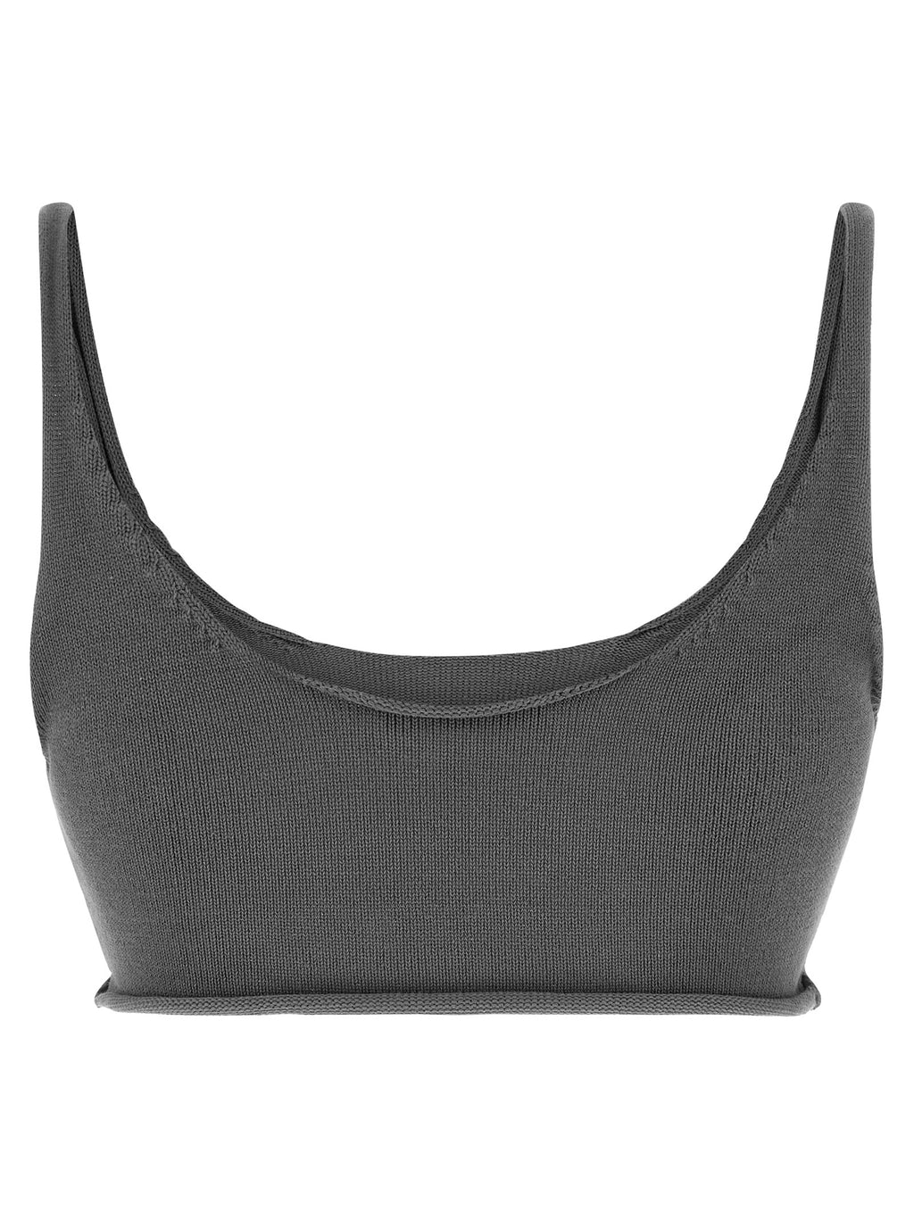 Gray Cotton Sport Bra