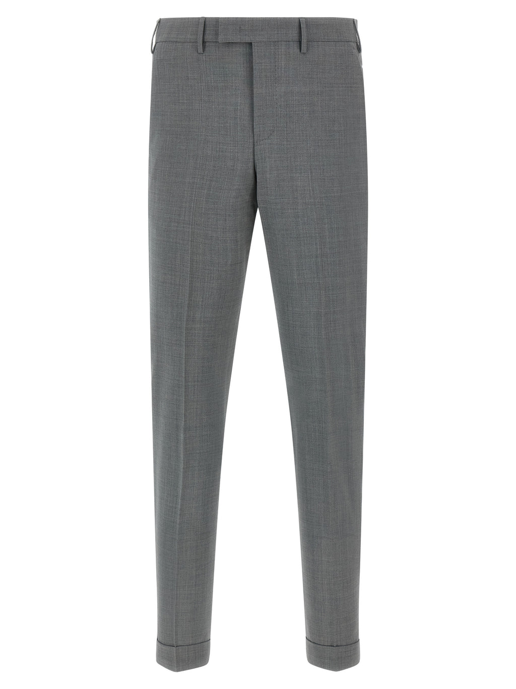 Gray Virgin Wool Dress Pants