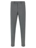 Gray Virgin Wool Dress Pants