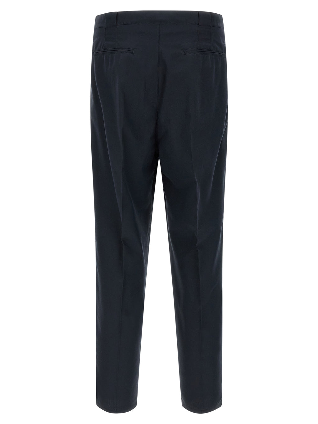 Blue Cotton Chino Pants