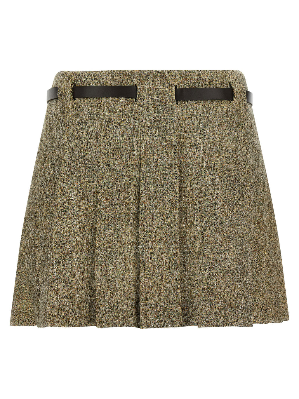 Multicolor Linen Long Skirt