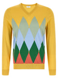 Bicolor Cotton Cardigan
