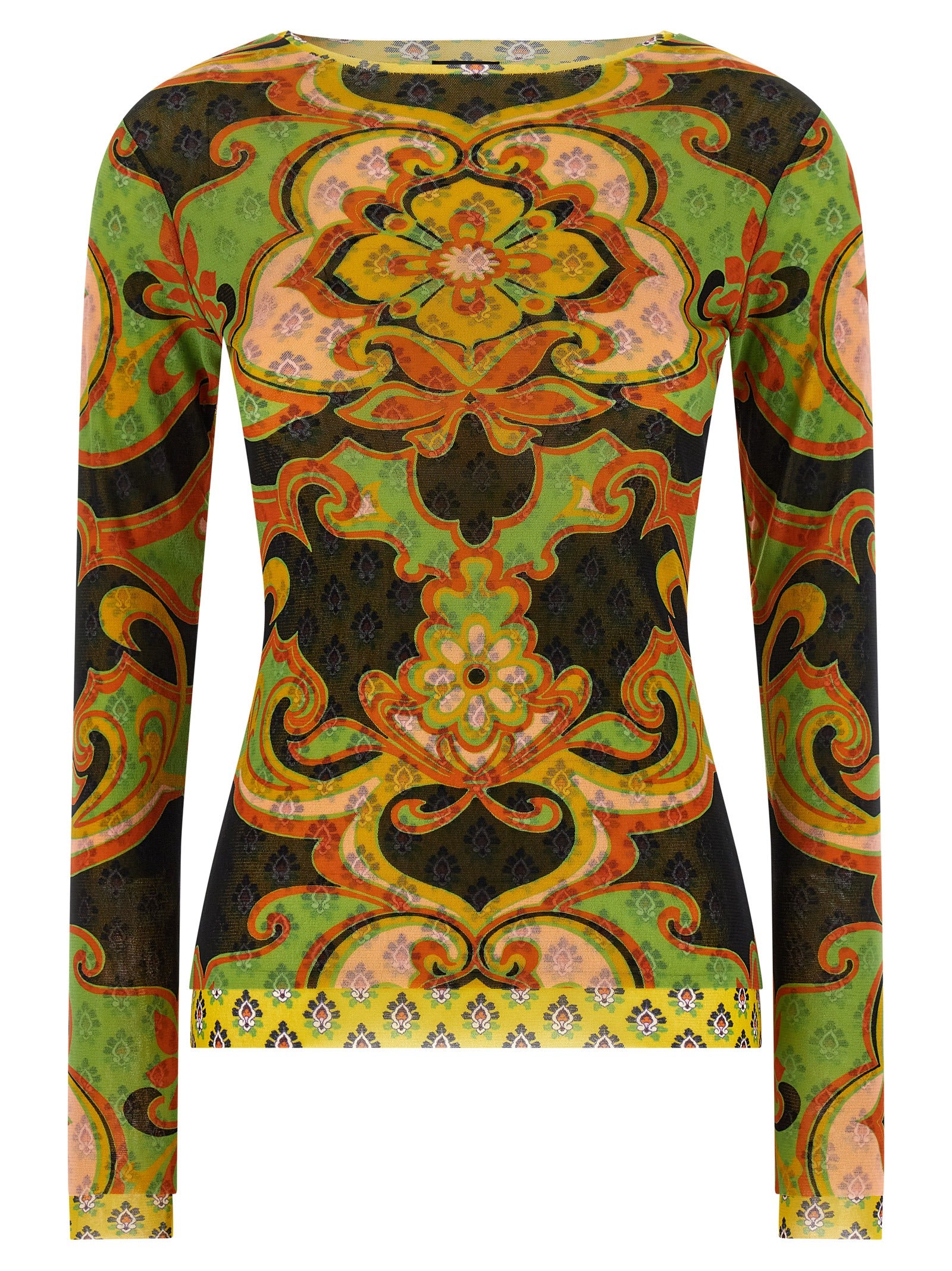 Multicolor Polyamide Cardigan