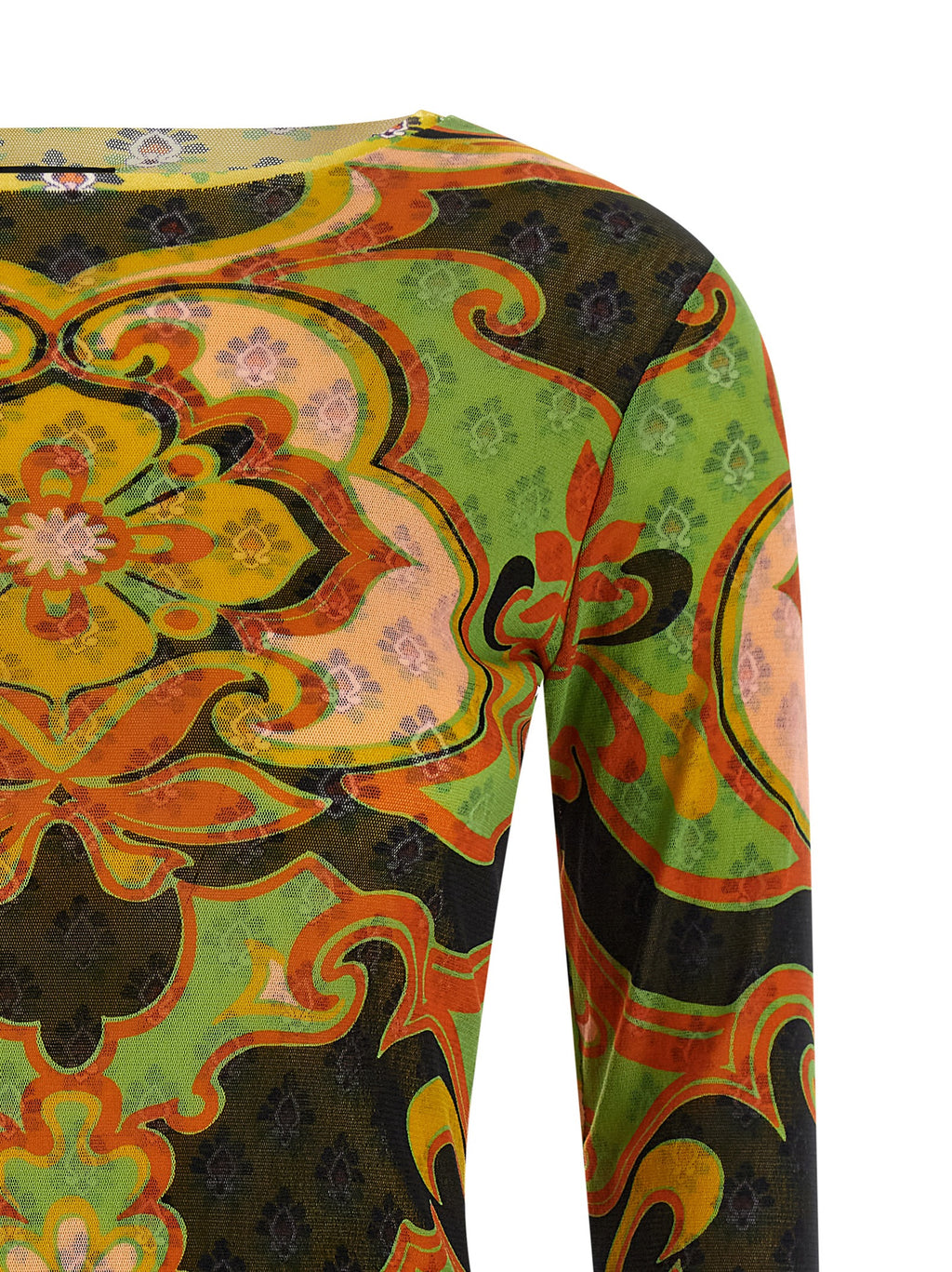 Multicolor Polyamide Cardigan