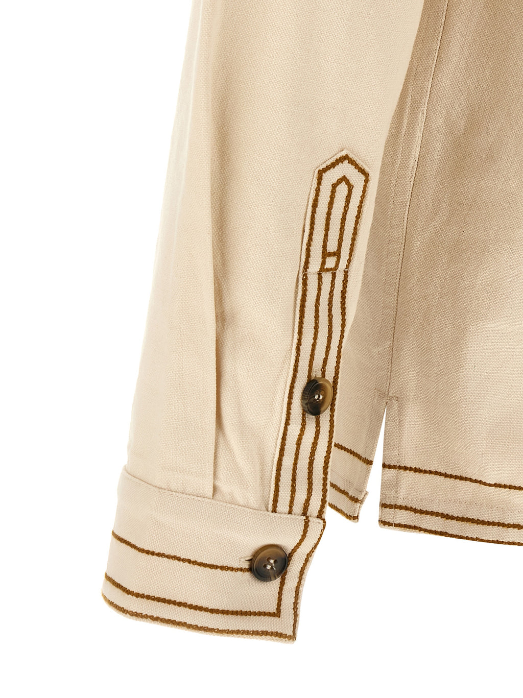 Beige Denim Shirt