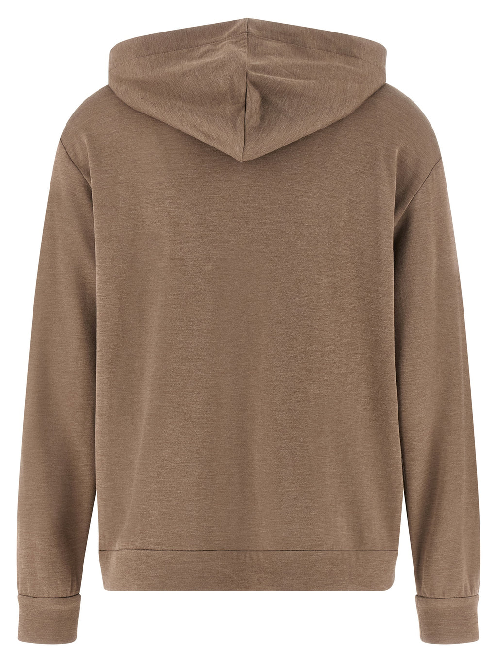 Brown Cotton Hoodie