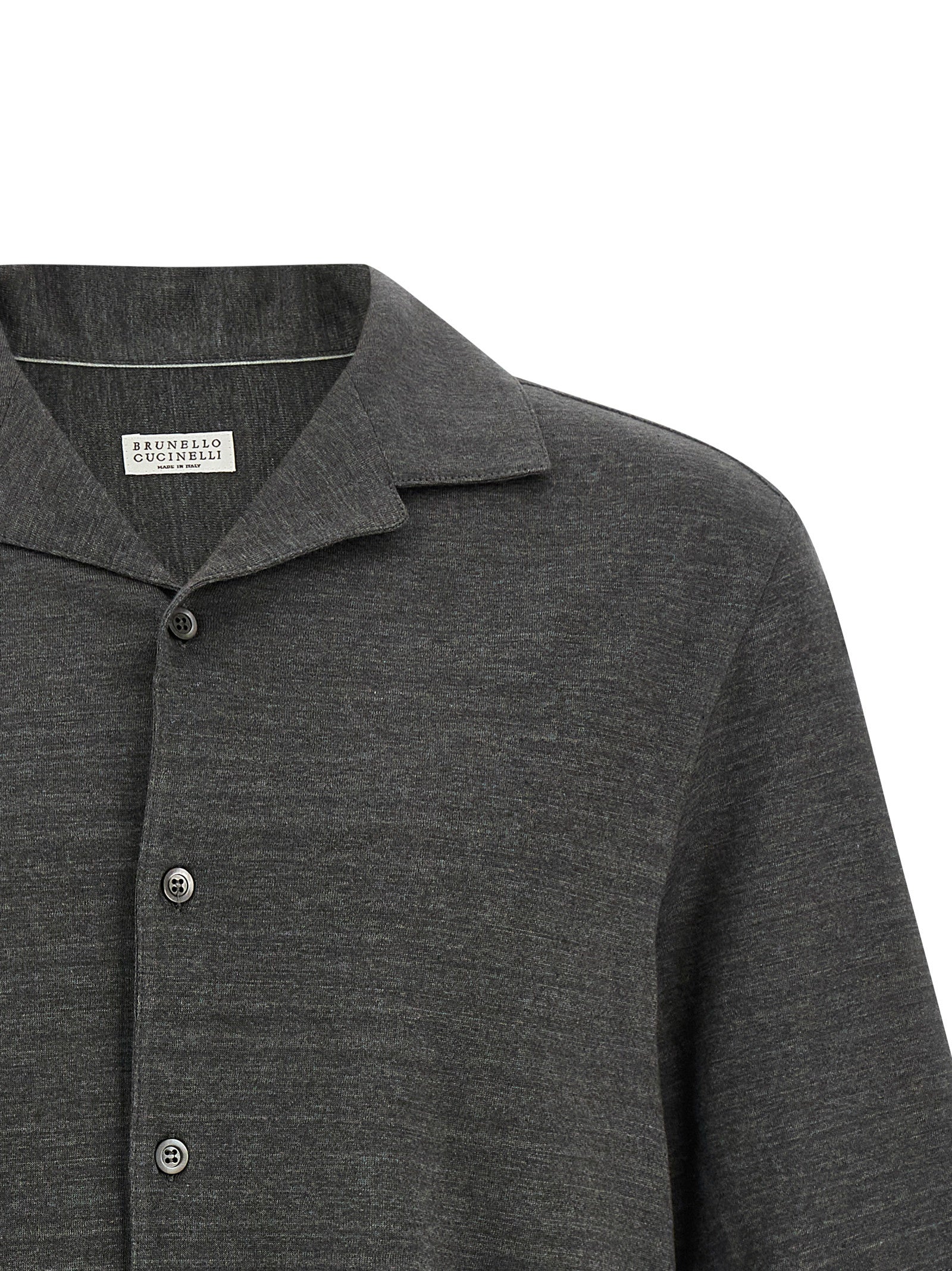 Gray Linen Blouse