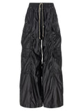 Black Nylon Cargo Pants