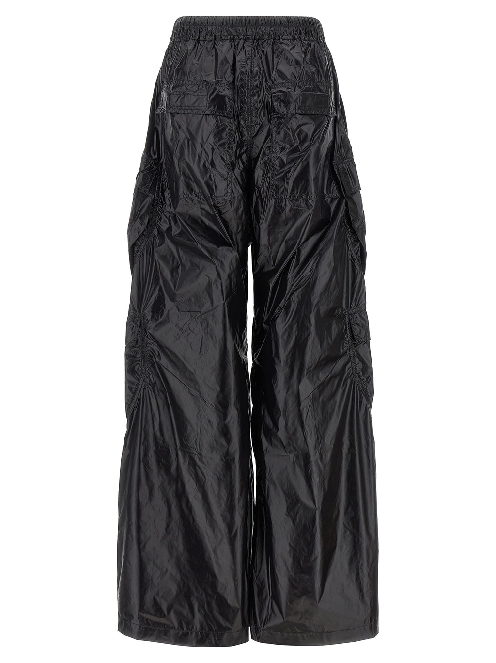 Black Nylon Cargo Pants