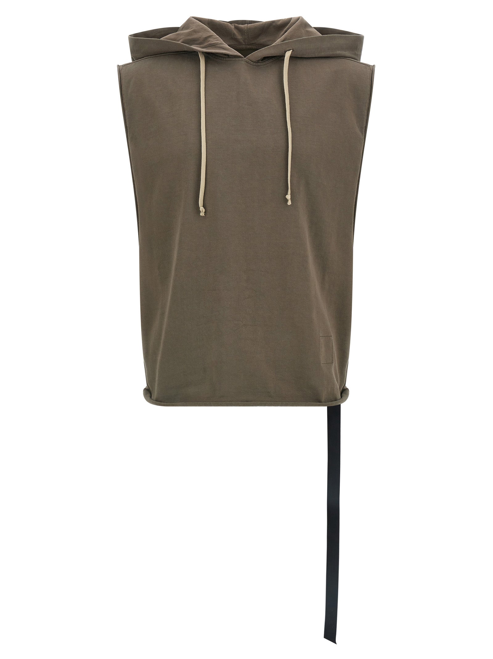 DRKSHDW Brown Cotton Sleeveles Sweater