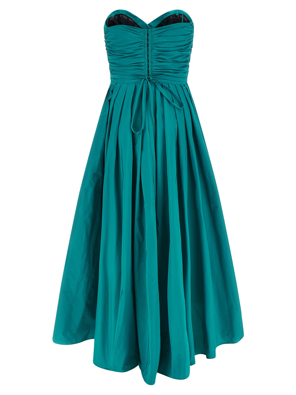 Bicolor Polyester Long Dress