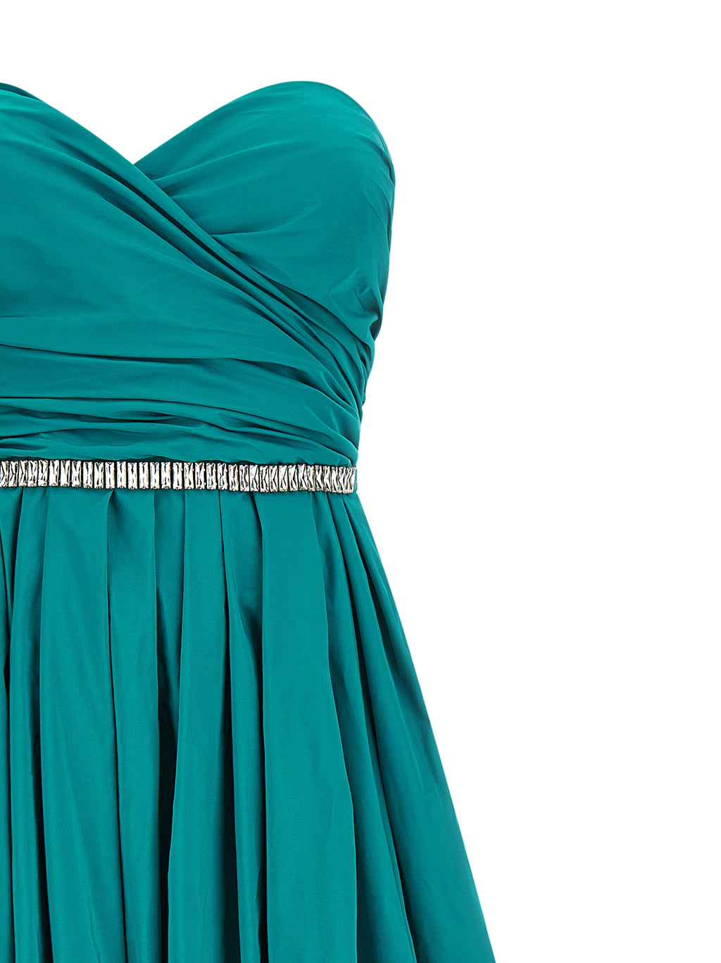 Bicolor Polyester Long Dress