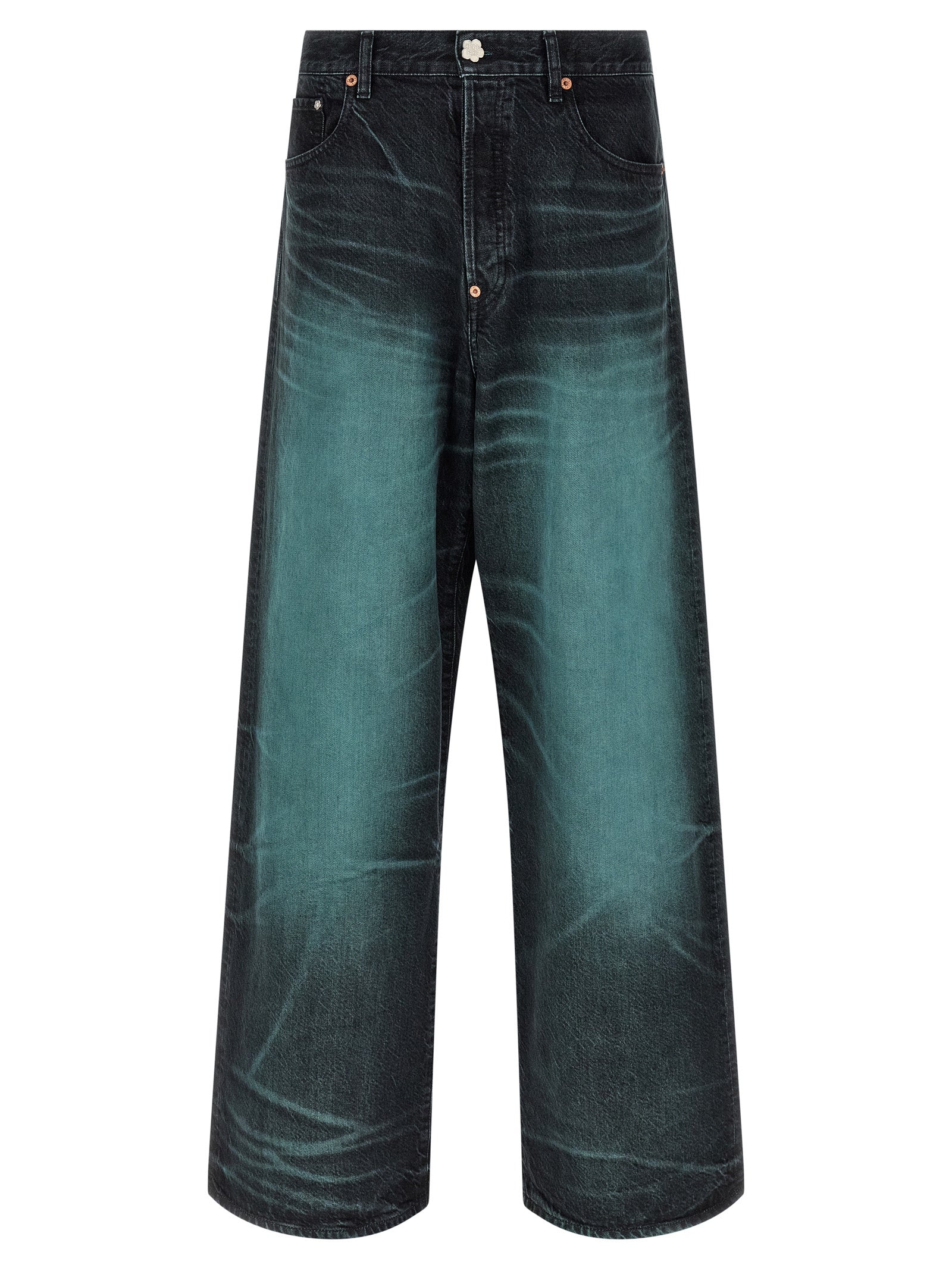 Blue Cotton Jeans Denim