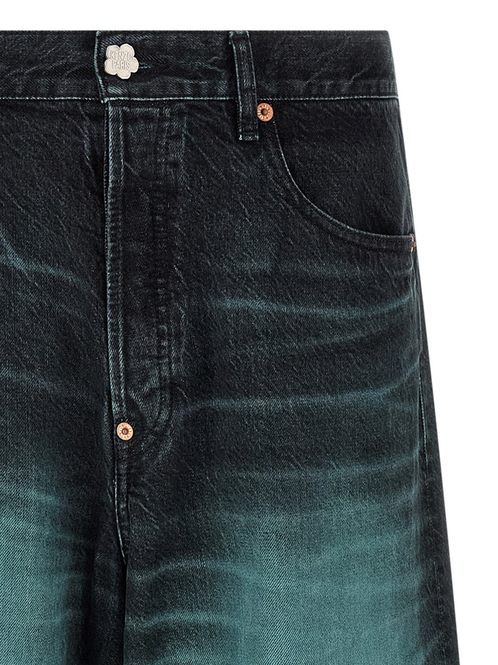 Blue Cotton Jeans Denim