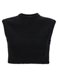 Black Cotton Cardigan