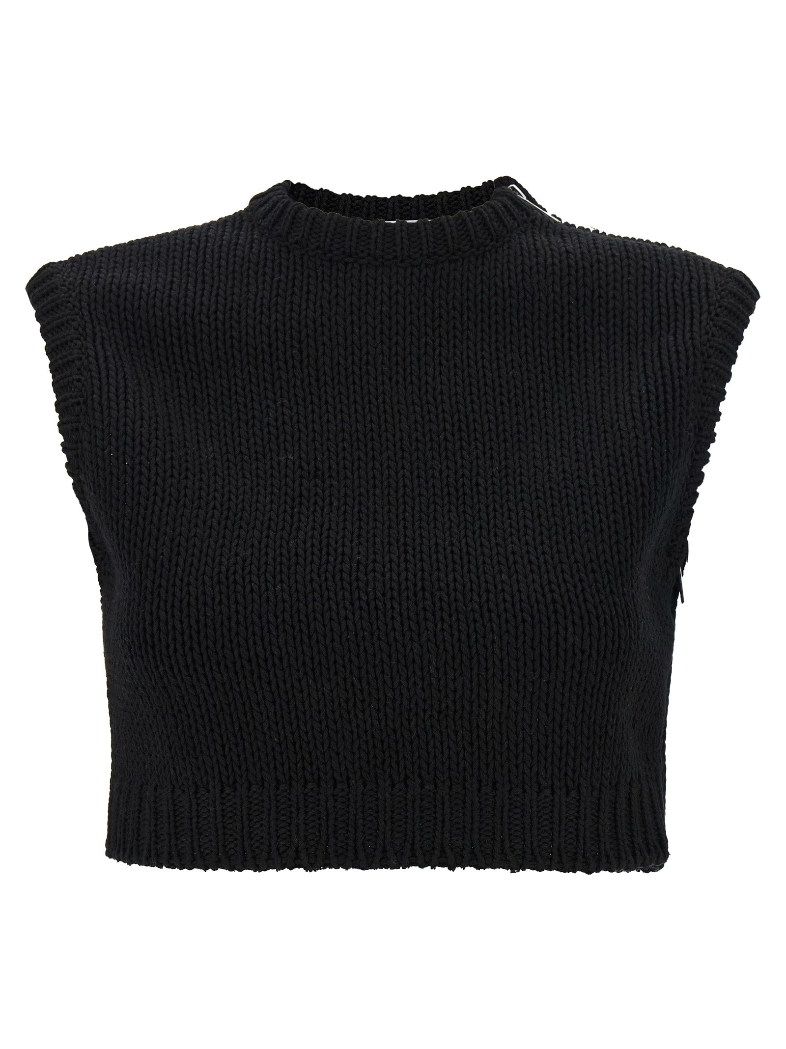 Black Cotton Cardigan