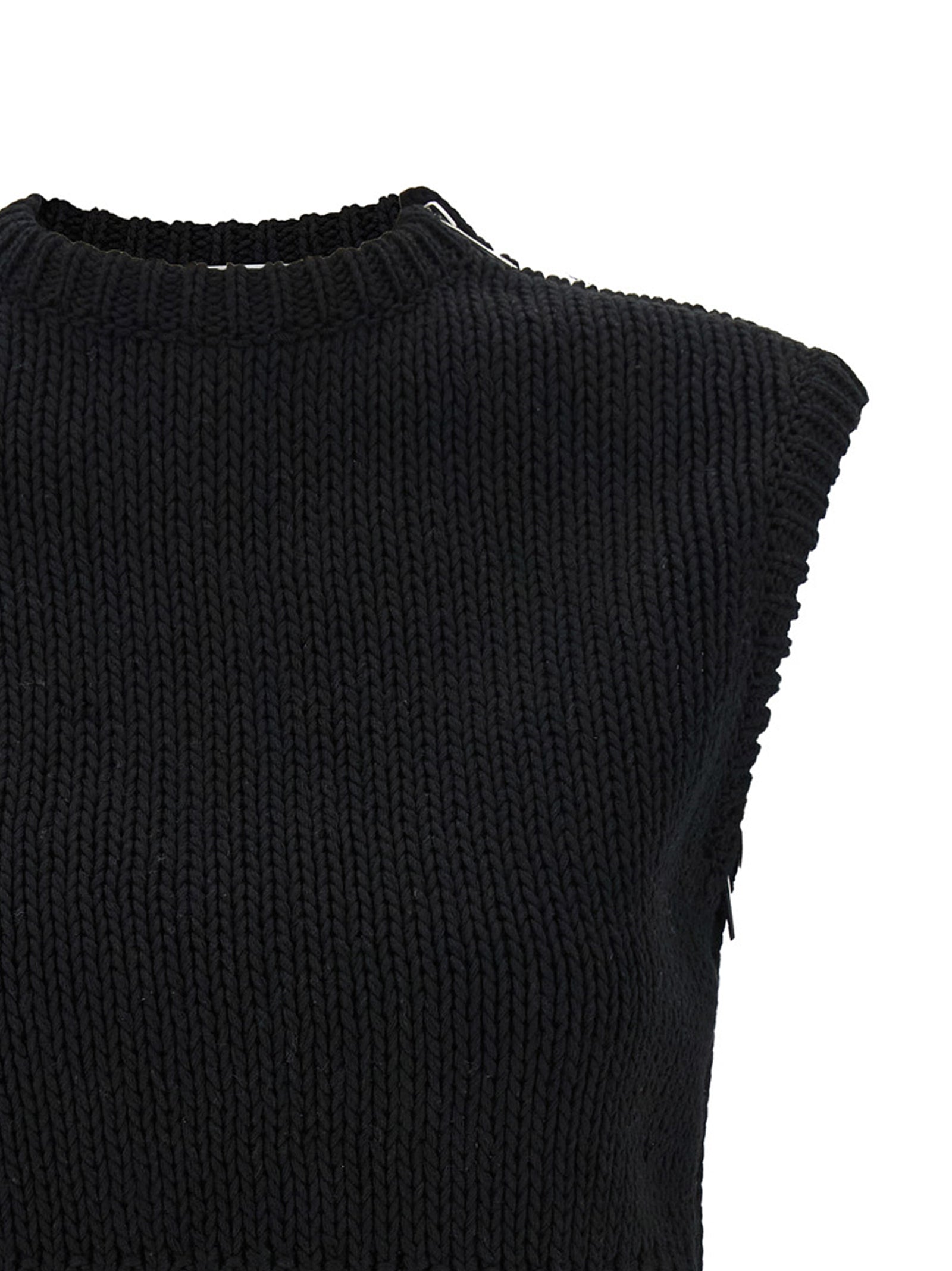 Black Cotton Cardigan