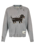 Gray Cotton Cardigan