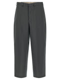 Gray Virgin Wool Dress Pants