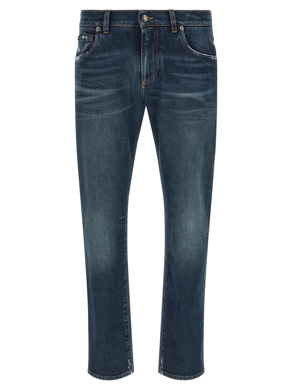 Blue Cotton Jeans Denim