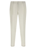 Beige Virgin Wool Dress Pants