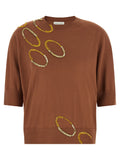 Brown Merino Wool Cardigan