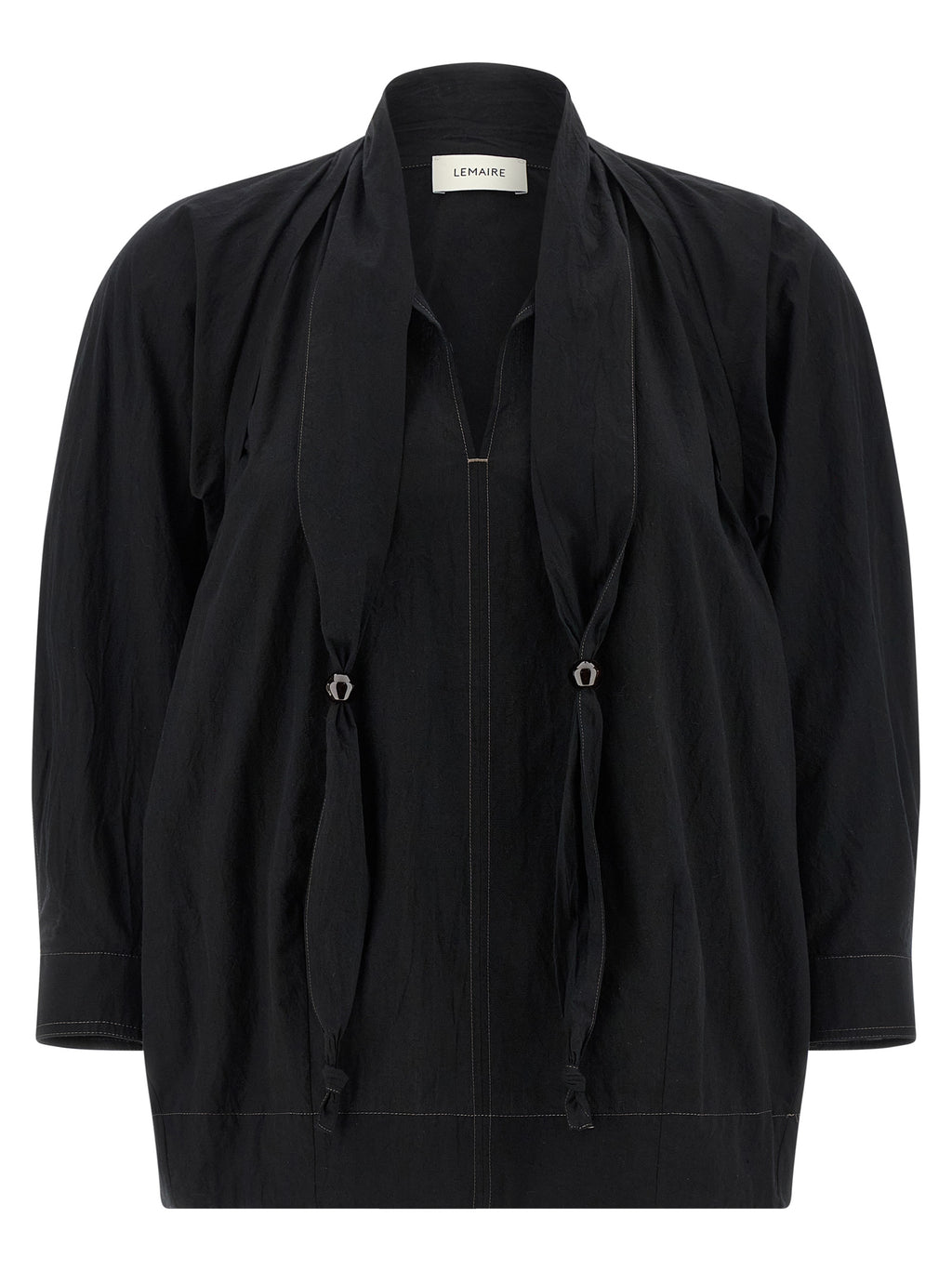 Black Cotton Blouse