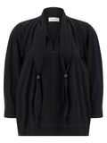 Black Cotton Blouse