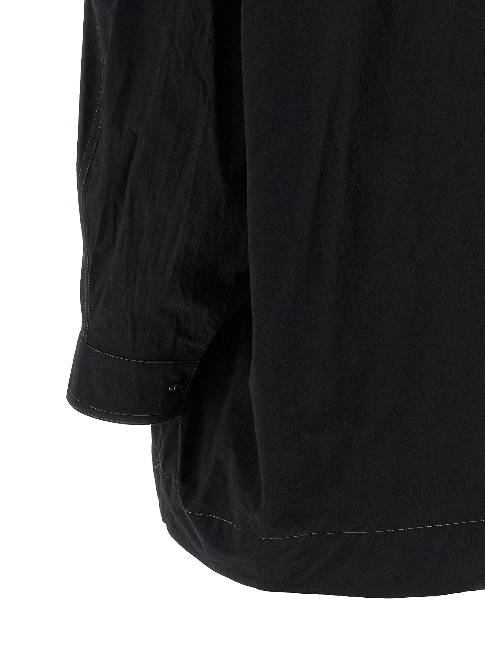 Black Cotton Blouse