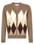 Brown Cotton Cardigan