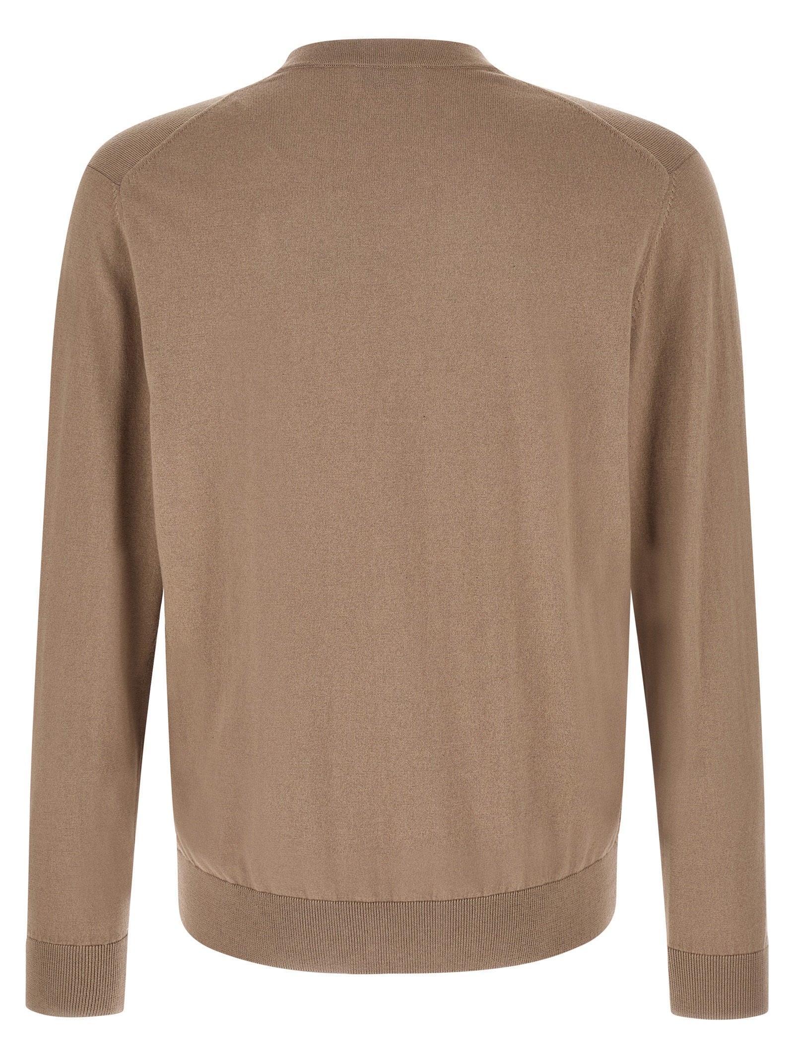 Brown Cotton Cardigan