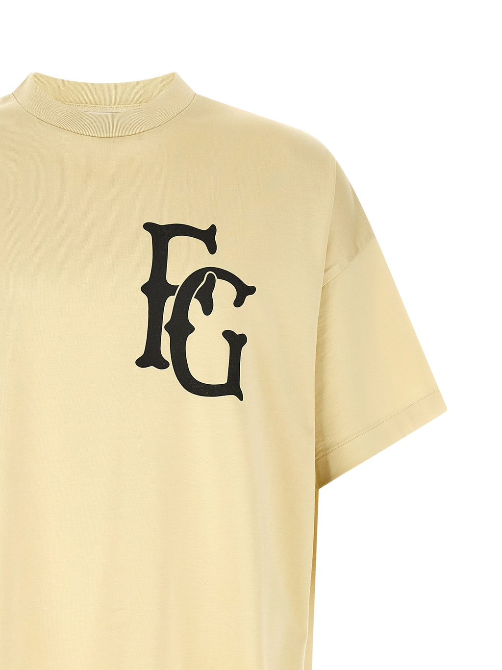 Beige Cotton T-Shirt