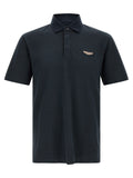 Blue Cotton Polo Shirt