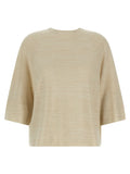 Gold Cotton Cardigan