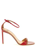 Multicolor Goatskin Stiletto Heel Sandals