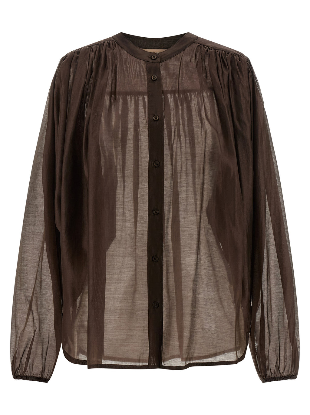 Brown Lycra Blouse