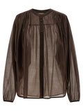 Brown Lycra Blouse