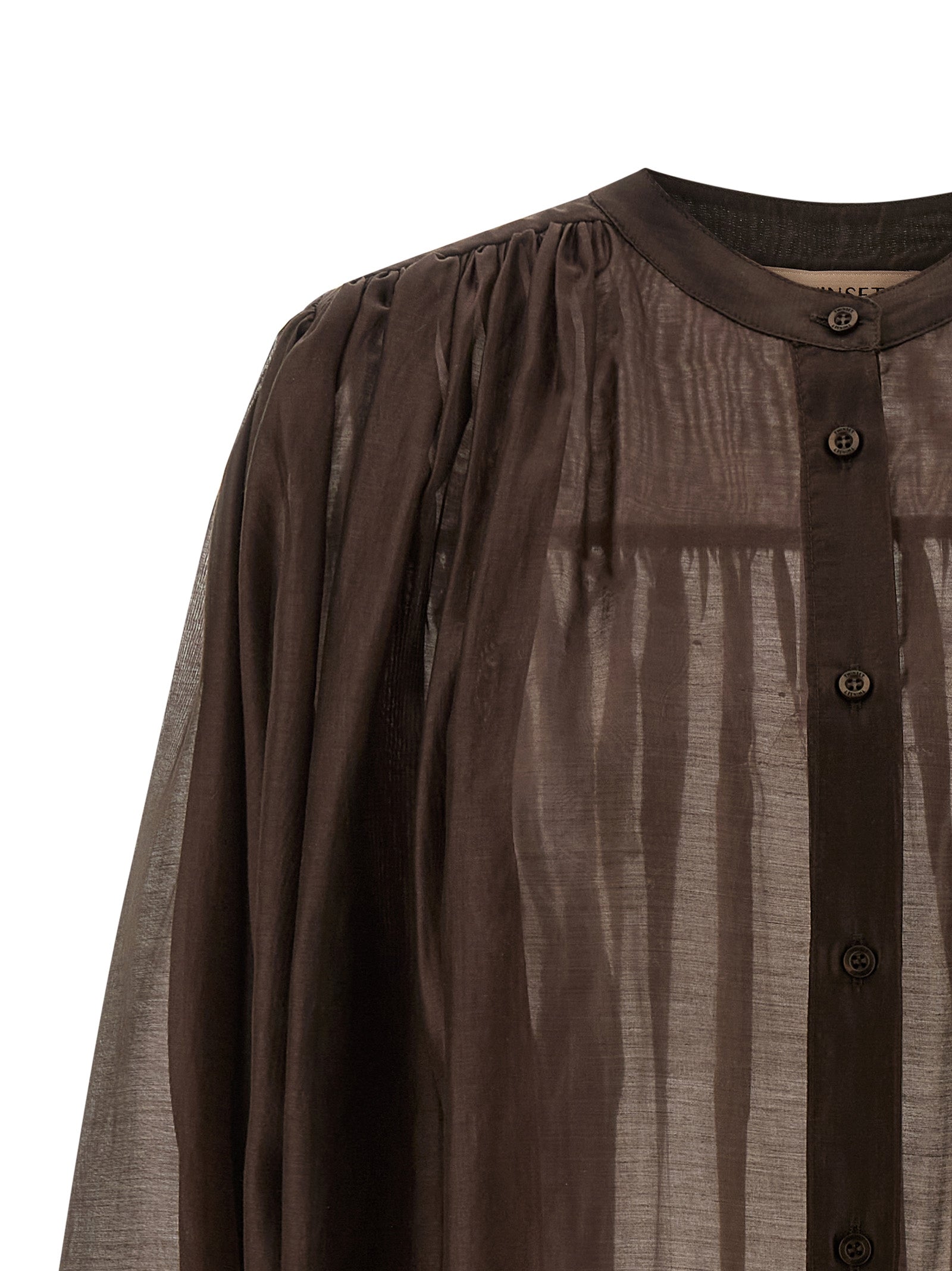Brown Lycra Blouse