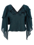 Blue Modal Blouse