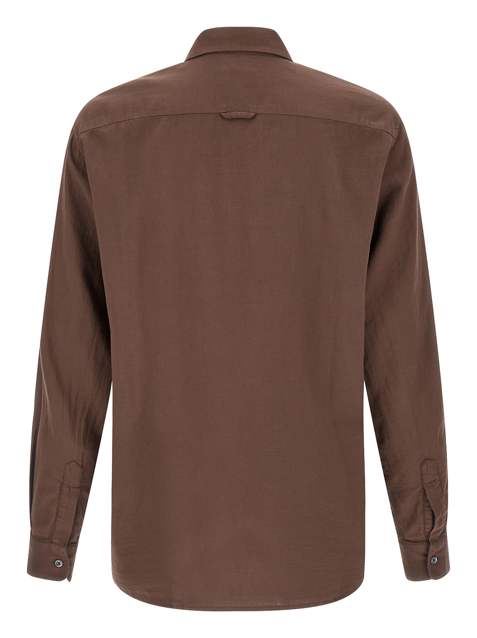 Brown Cotton Blouse