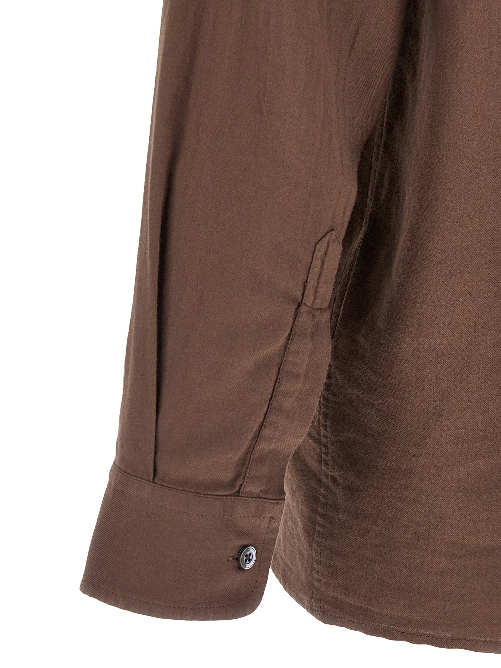 Brown Cotton Blouse