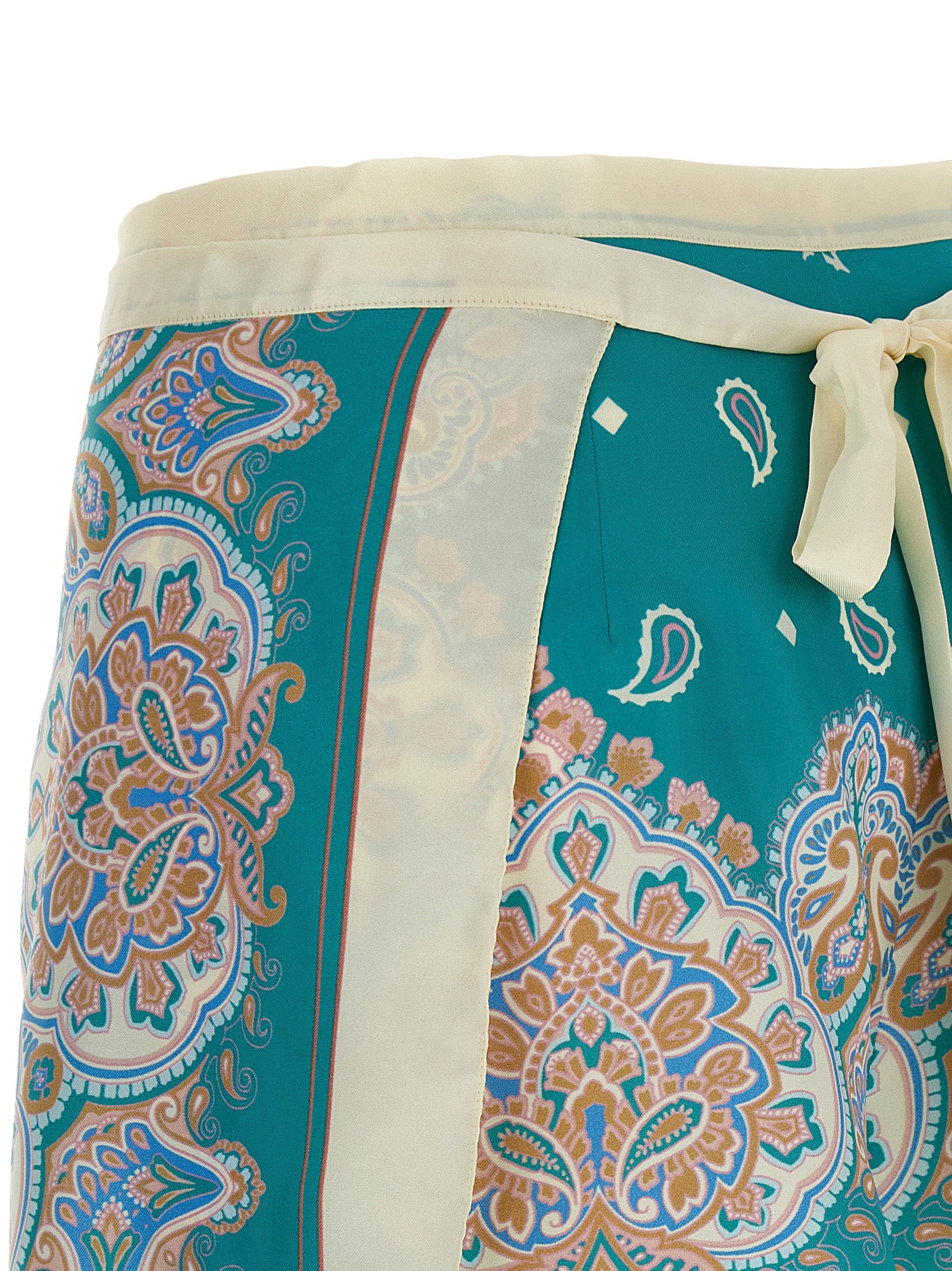 Multicolor Viscose Shorts