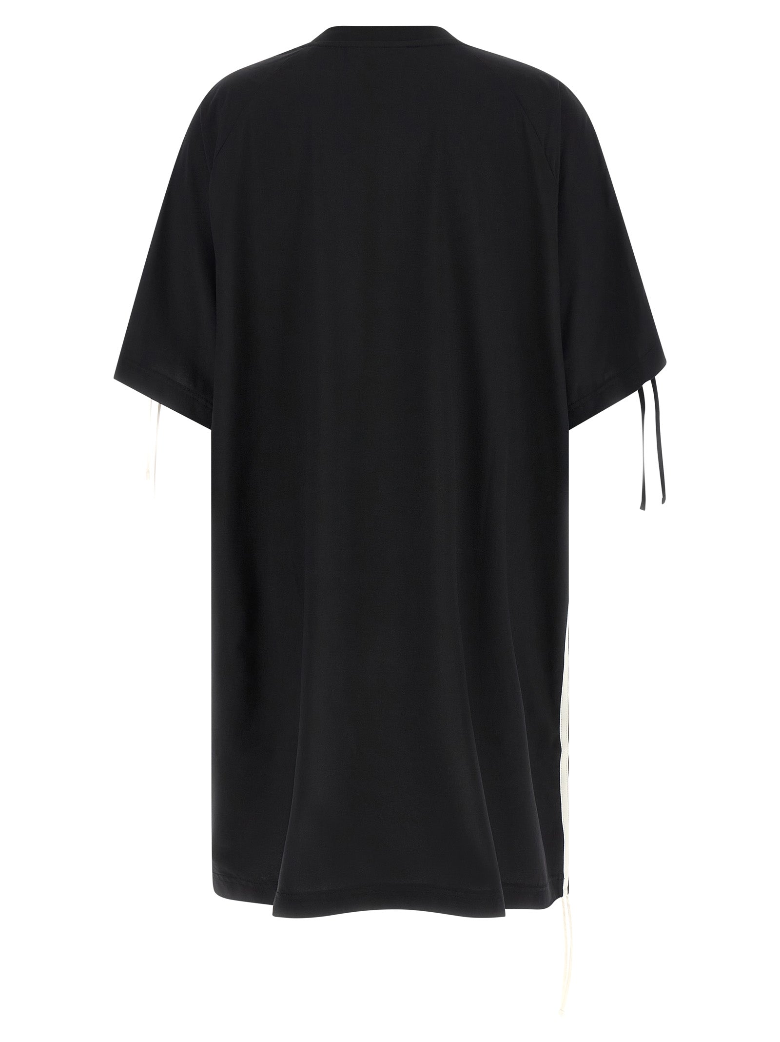 Black Polyester Short Dress