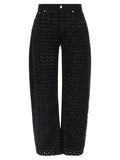 Black Cotton Jeans Denim